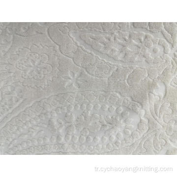 Beyaz baskılı polyester havlu kumaş